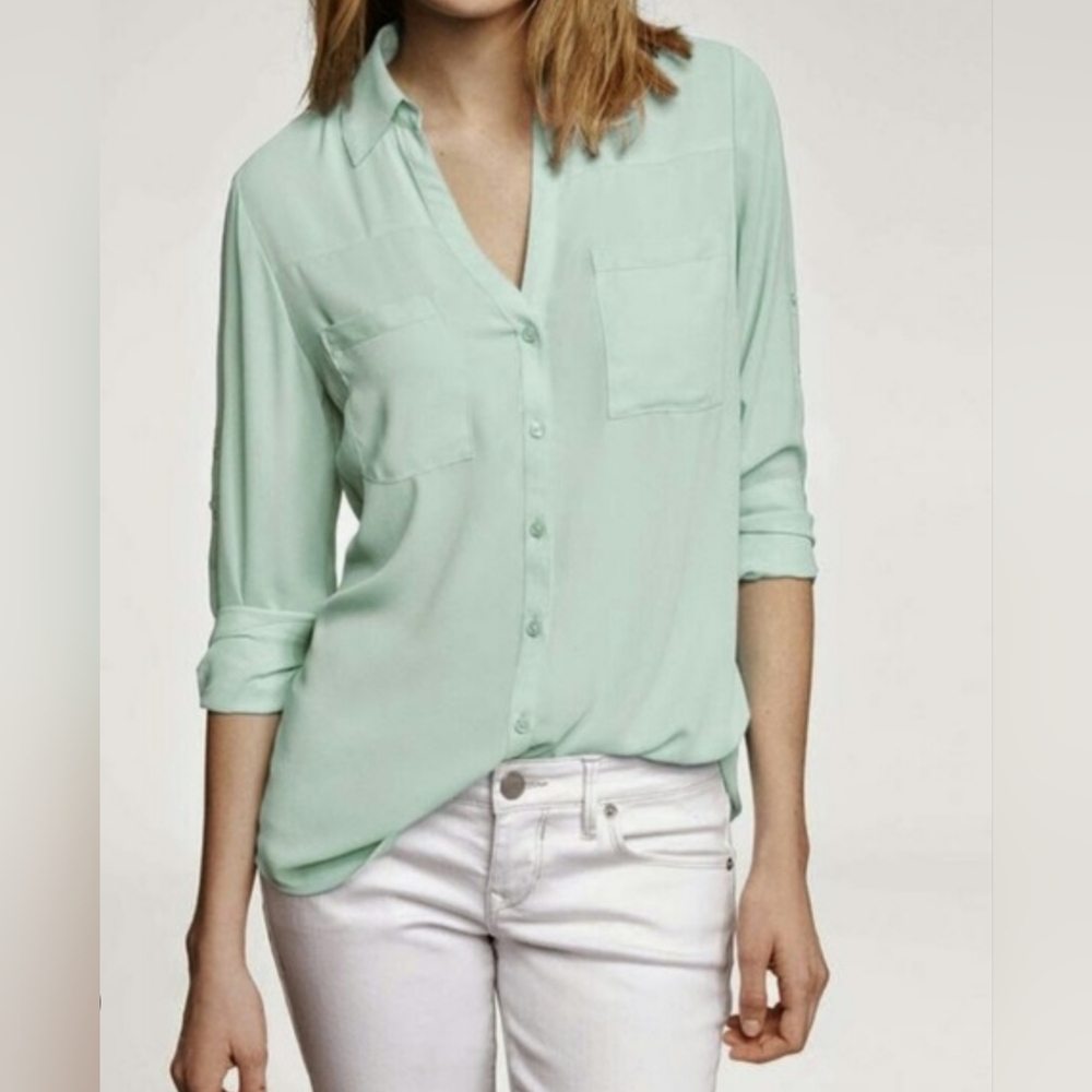 (1770) EXPRESS The Portofino Button Up, Size S